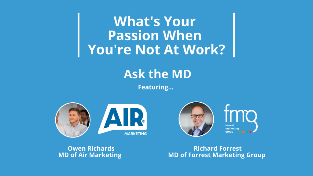 Ask The MD: What’s Your Passion When You’re Not At Work?