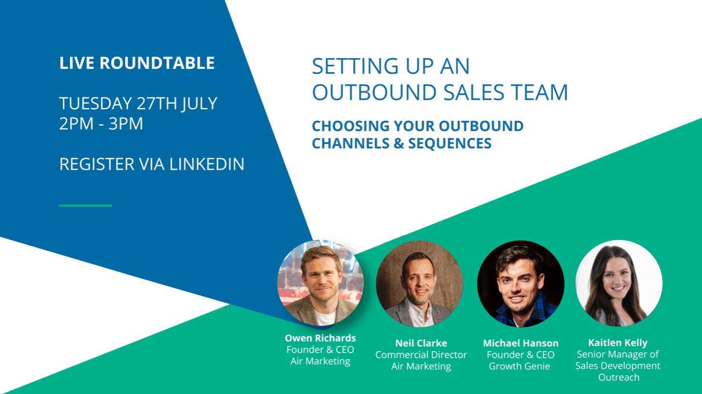 LIVE Roundtable: Choosing Your Outbound Channels & Sequences