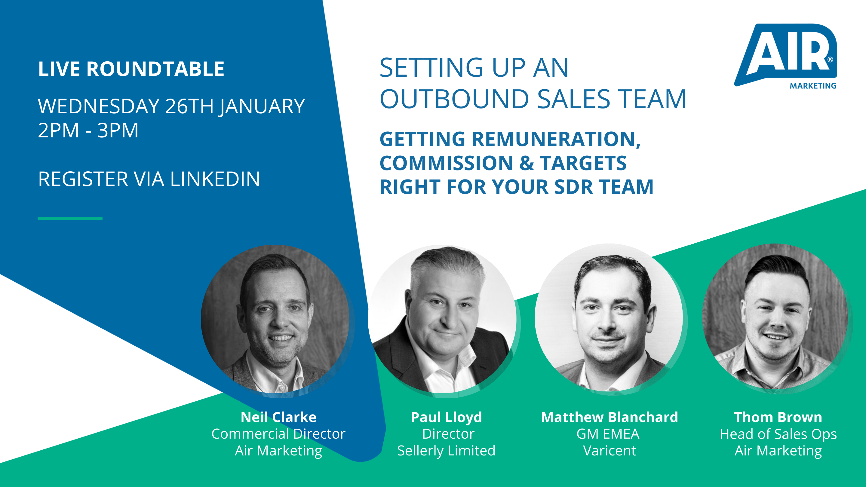 LIVE Roundtable: Getting Remuneration, Commission & Targets Right For Your SDR Team