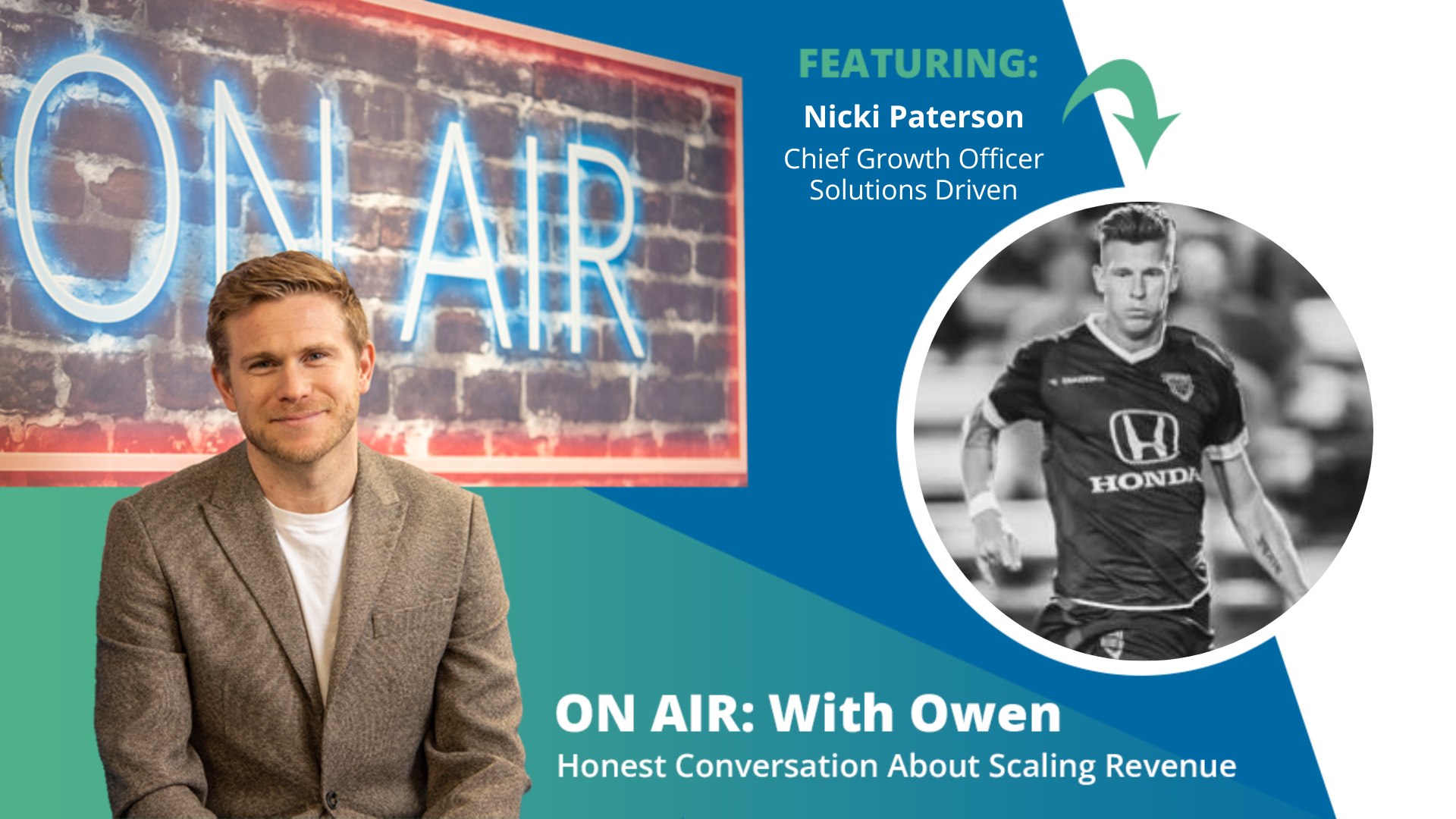 ON AIR: With Owen Episode 65 Featuring Nicki Paterson – Chief Growth Officer of Solutions Driven