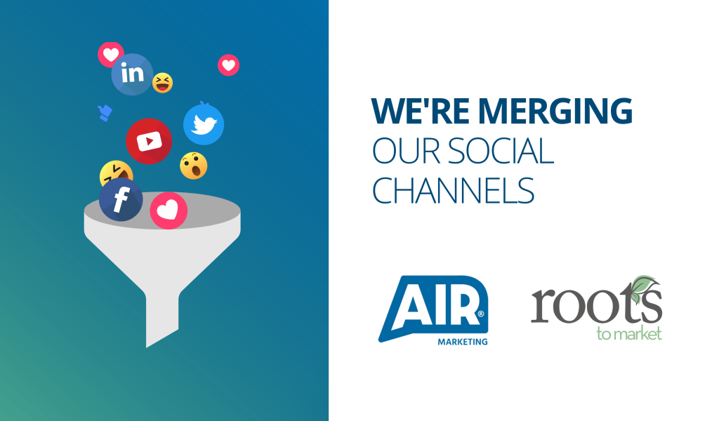 Air Marketing and Roots to Market social media merging