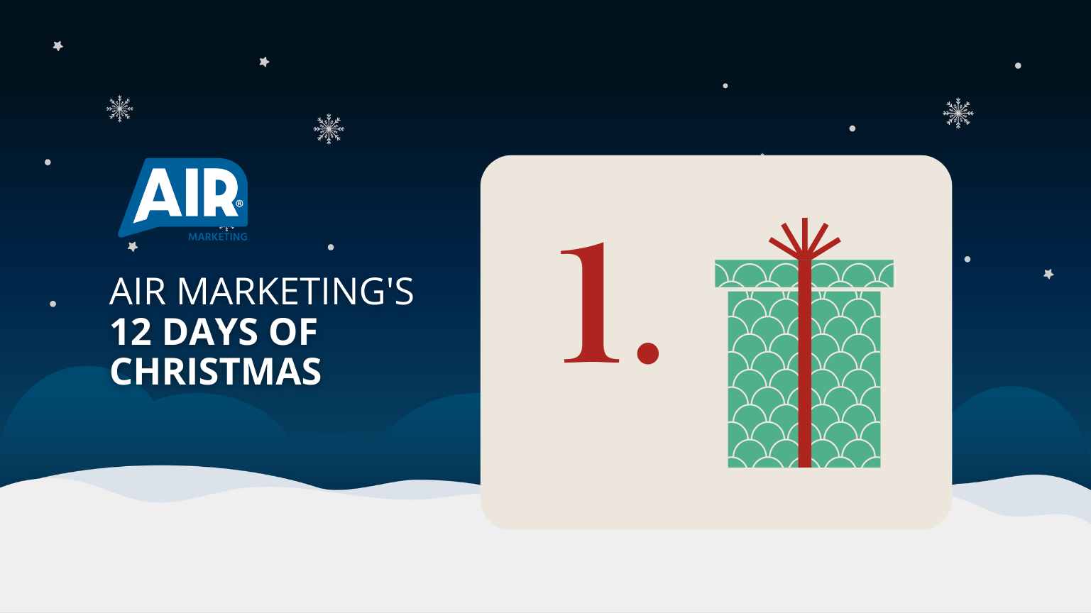 Day 1 of Air Marketing’s 12 Days of Christmas: Santa Idol 2022