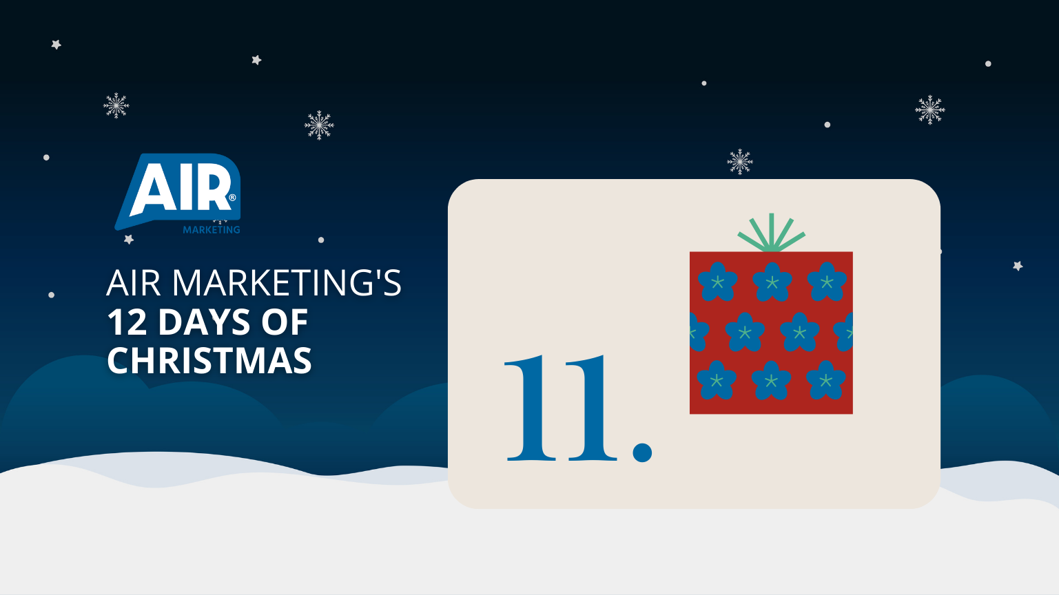 Day 11 of Air Marketing’s 12 Days of Christmas: Merry Spot the Difference