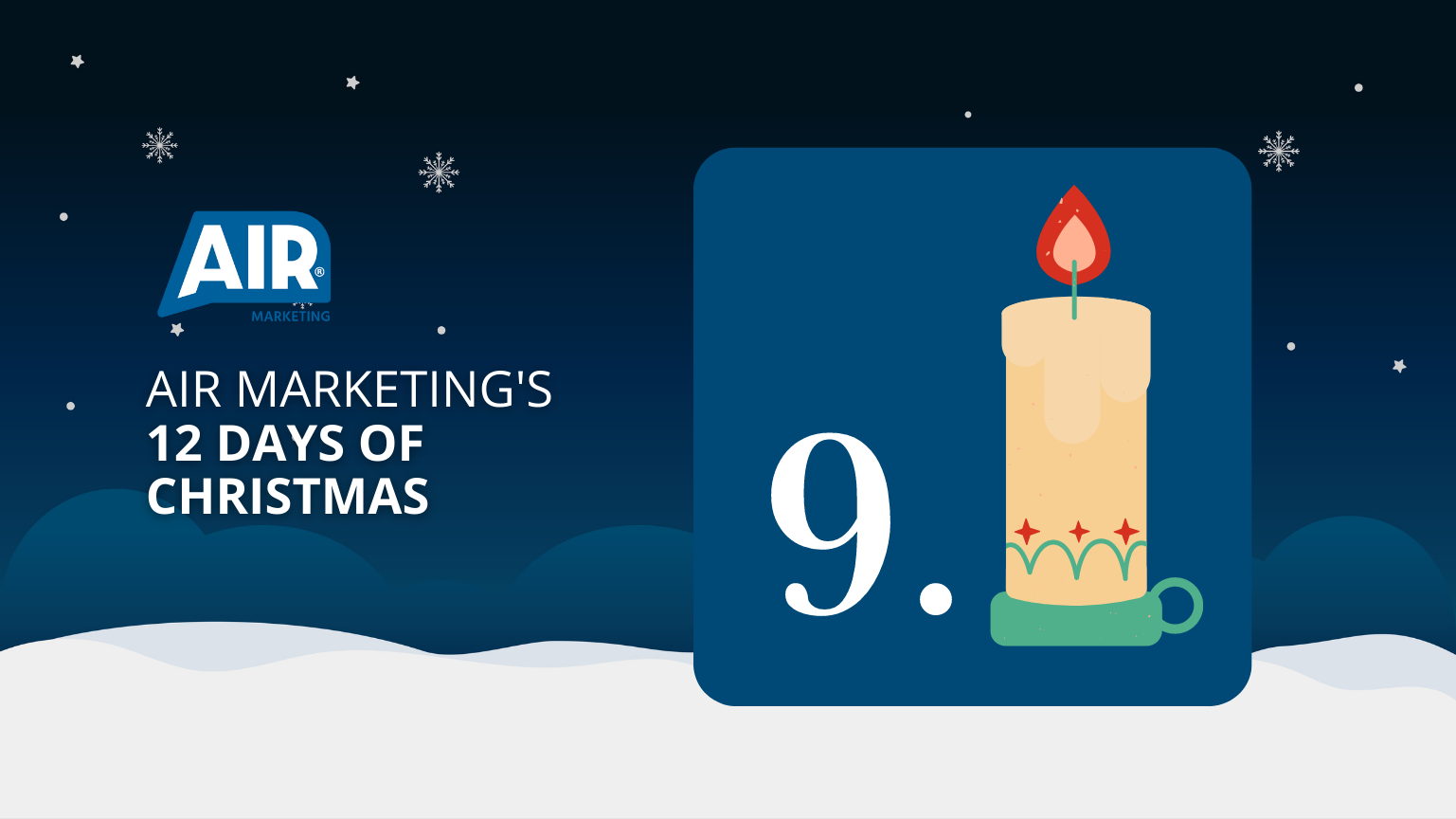 Day 9 of Air Marketing’s 12 Days of Christmas: Maximising the Success of your Email Campaigns