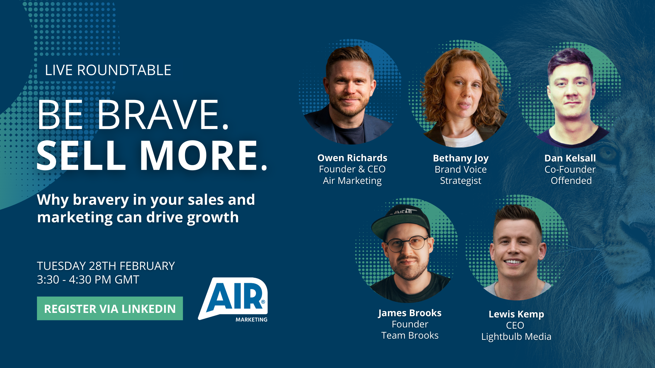 LIVE Roundtable: Be Brave, Sell More – Why bravery in your sales and marketing can drive growth