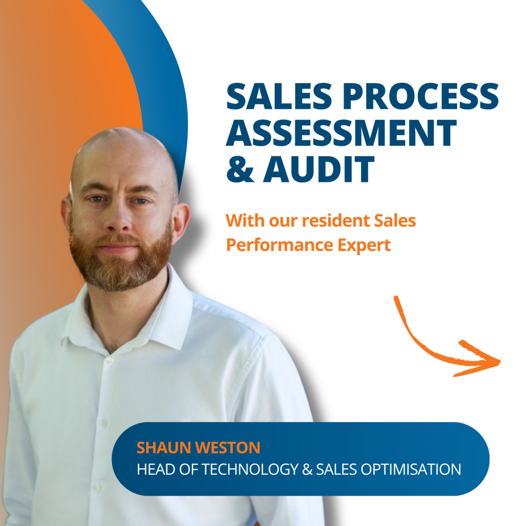Sales Process Assessment & Audit Artwork Featuring Shaun Weston at Air Marketing