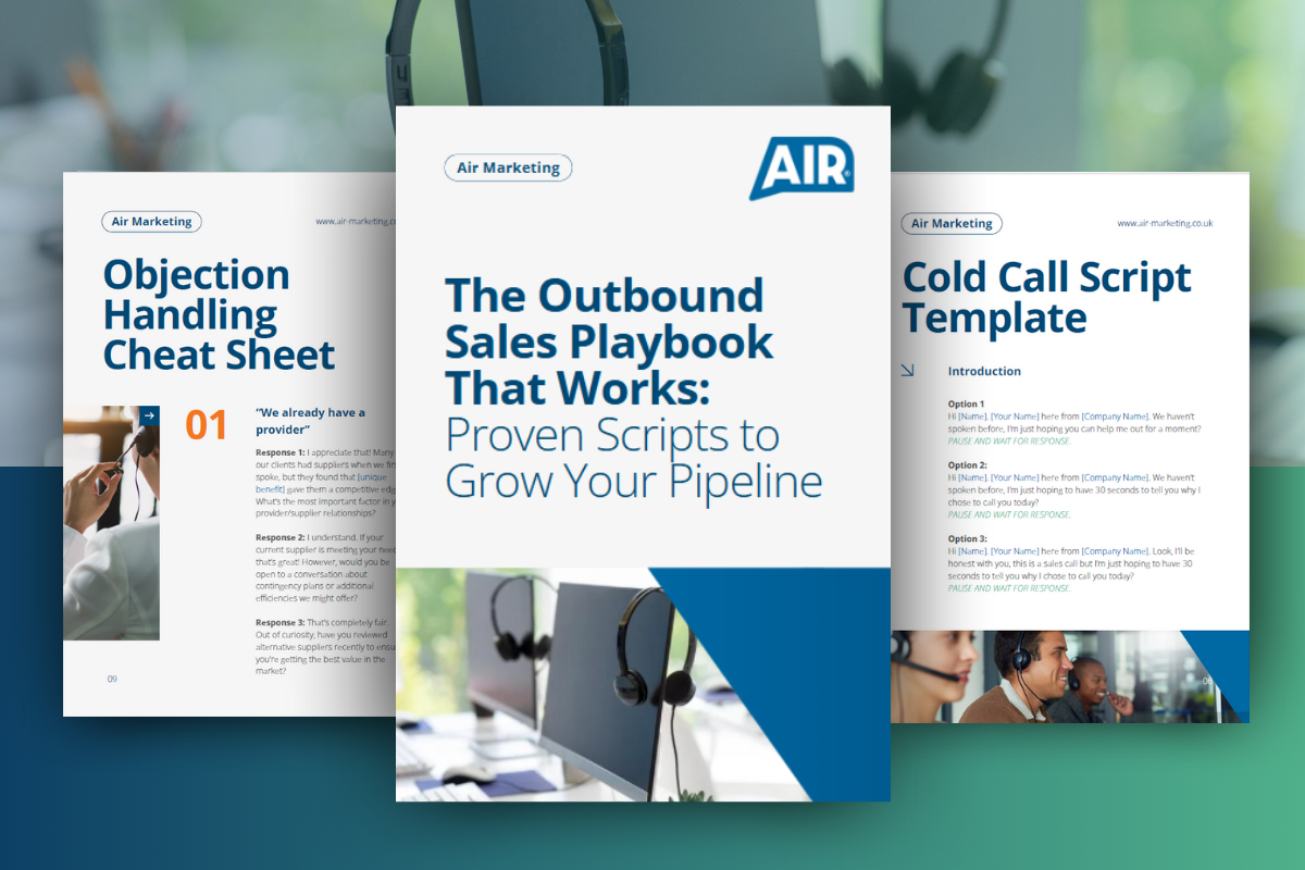 Outbound Sales Playbook - Proven Scripts to Grow Your Pipeline by Air Marketing